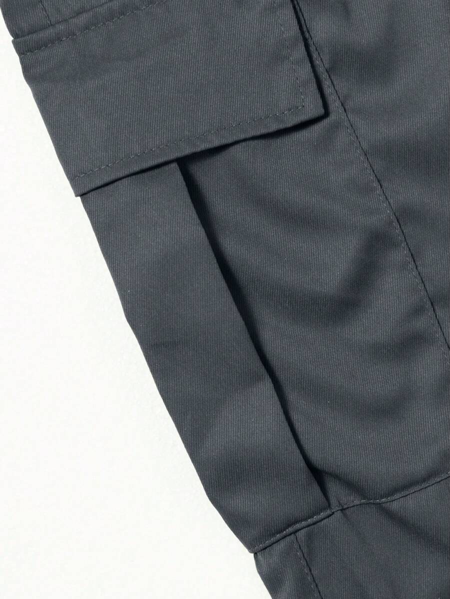 Pantalon cargo décontracté streetwear multi-poches pour homme