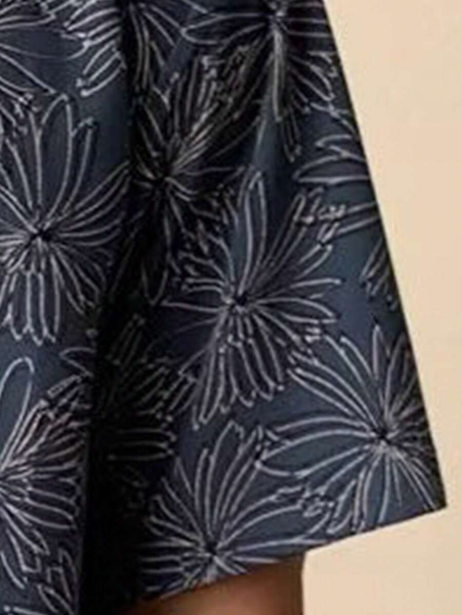 Chemise boutonnée d'été à manches courtes avec imprimé floral pour homme