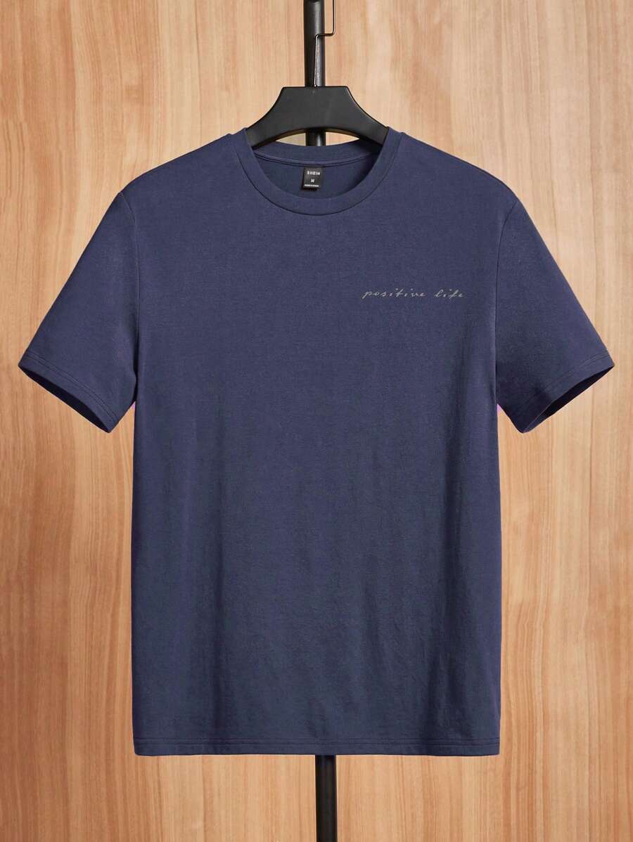 Chemise à col rond imprimée palmier style casual tendance été