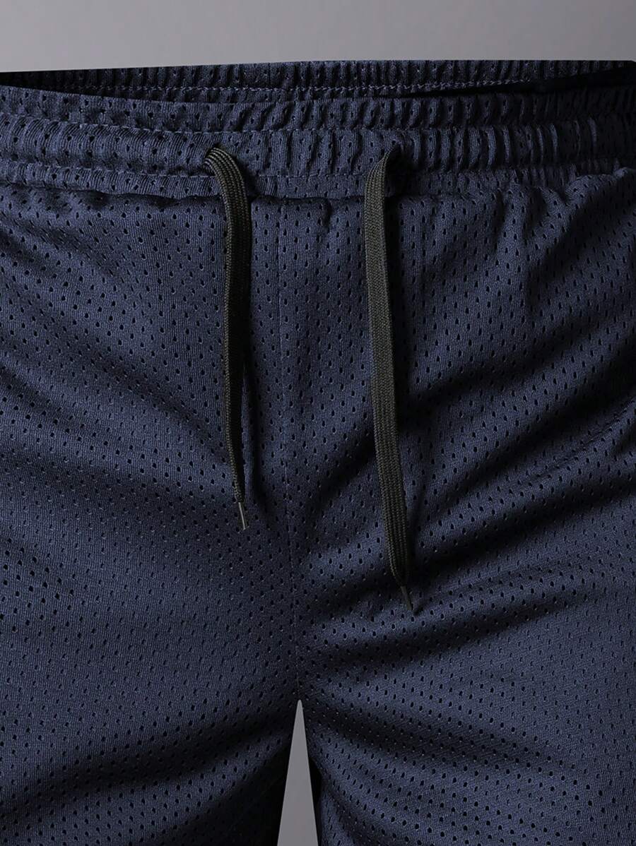 Shorts de sport doublés séchage rapide avec taille élastique imprimé
