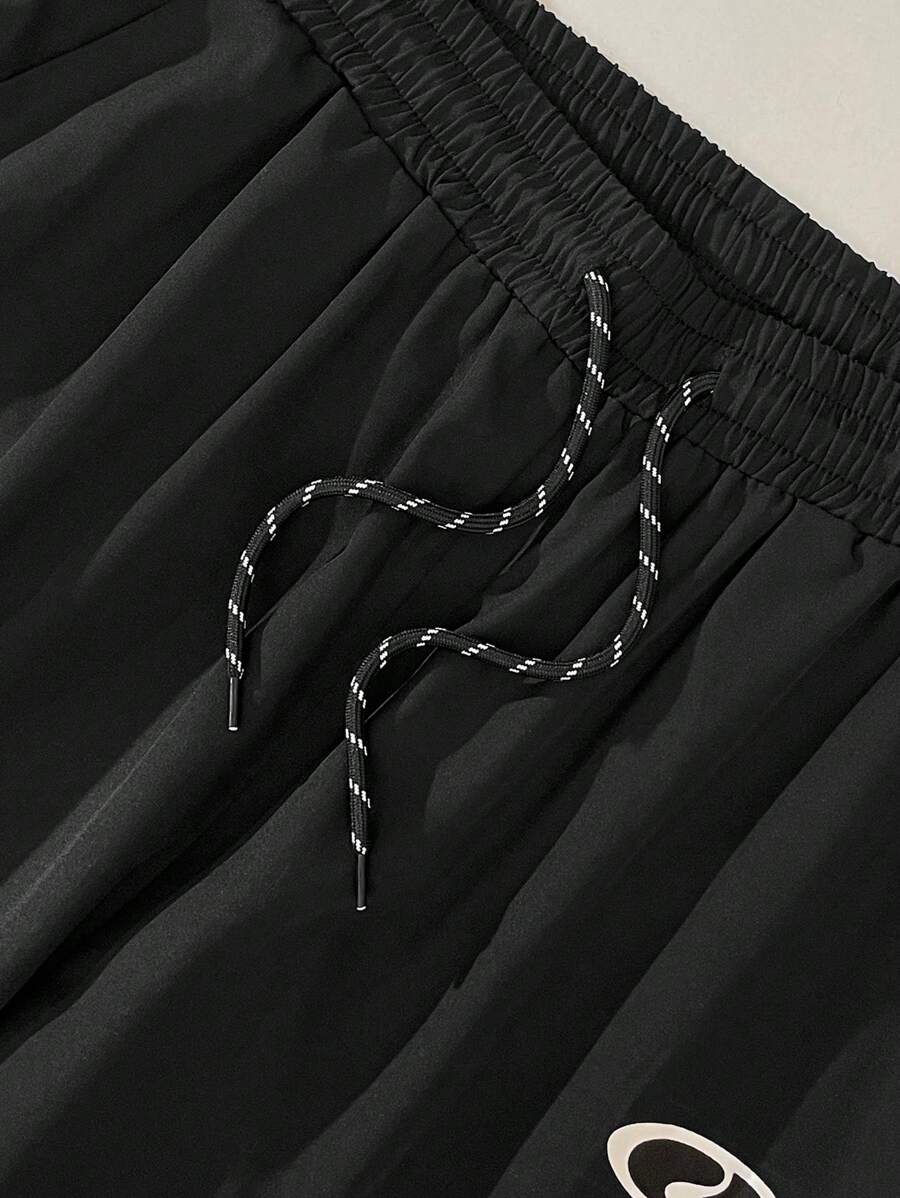 Pantalon de survêtement élégant avec patchs contrastés pour hommes