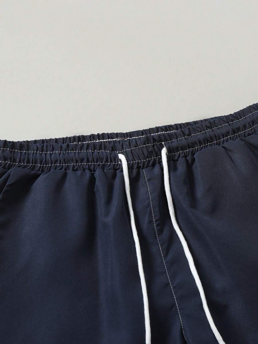 Tenue d'été décontractée à rayures deux ensembles pour hommes