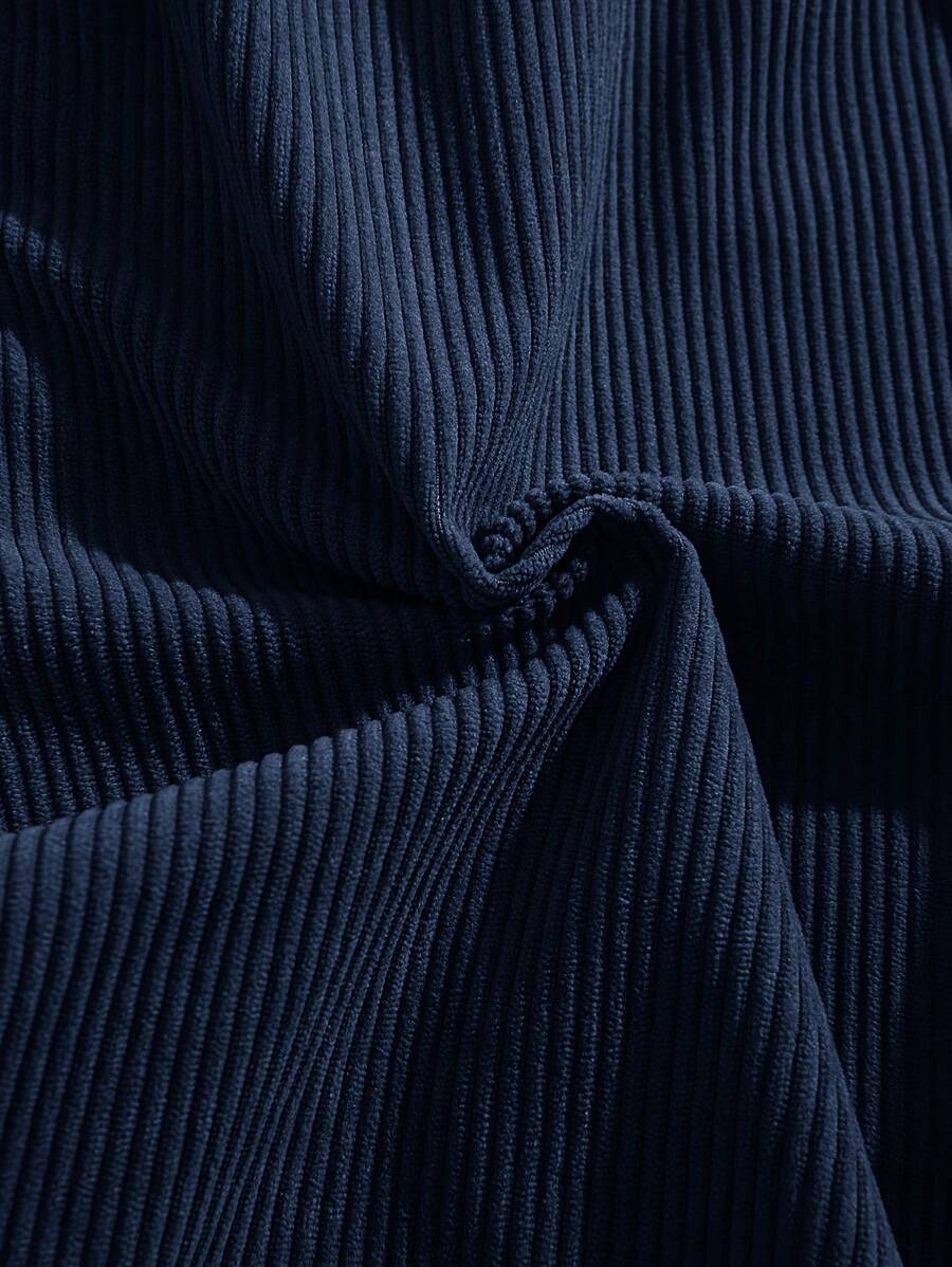 Short cargo en velours côtelé avec cordon de serrage pour homme – Utilitaire décontracté