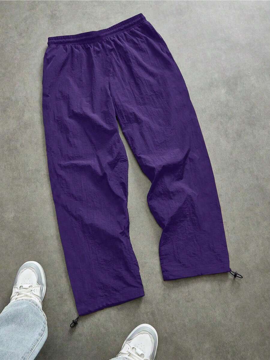 Pantalon de survêtement court à blocs de couleurs avec cordon de serrage à la taille