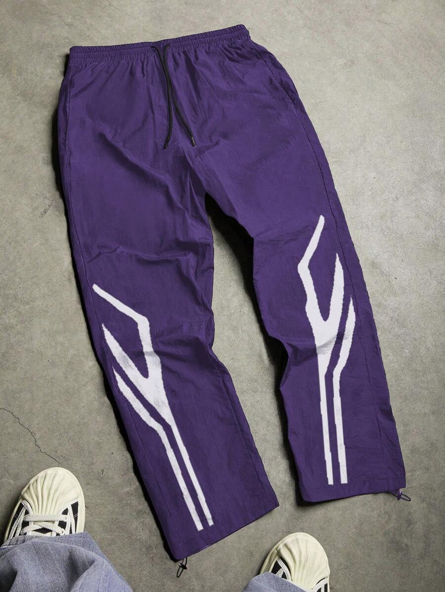 Pantalon de survêtement court à blocs de couleurs avec cordon de serrage à la taille