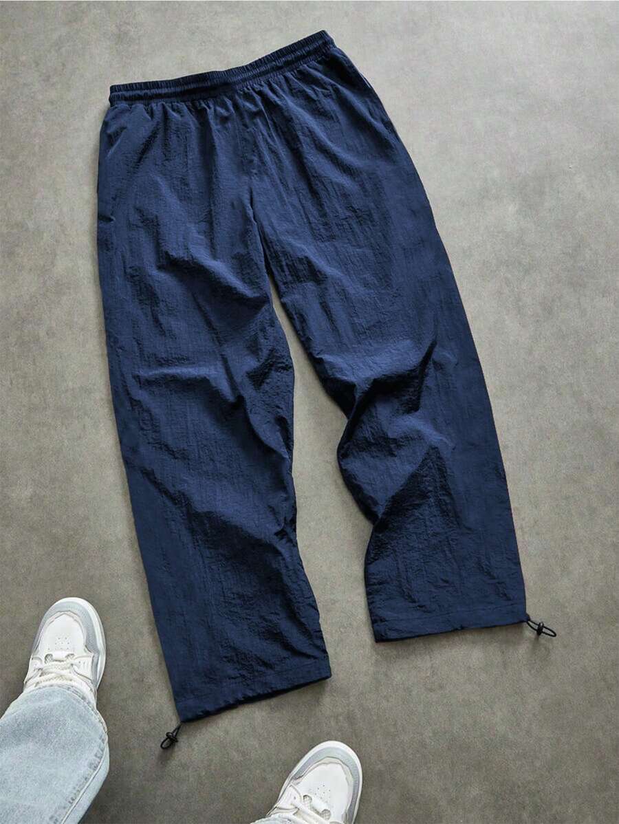 Pantalon de survêtement court à blocs de couleurs avec cordon de serrage à la taille