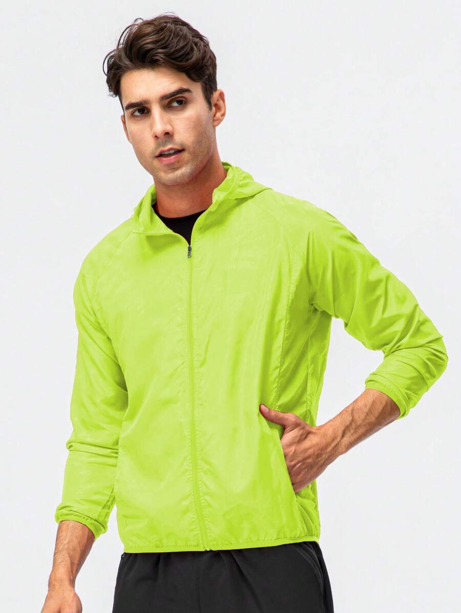Veste coupe-vent décontractée, résistante à l'eau et à séchage rapide