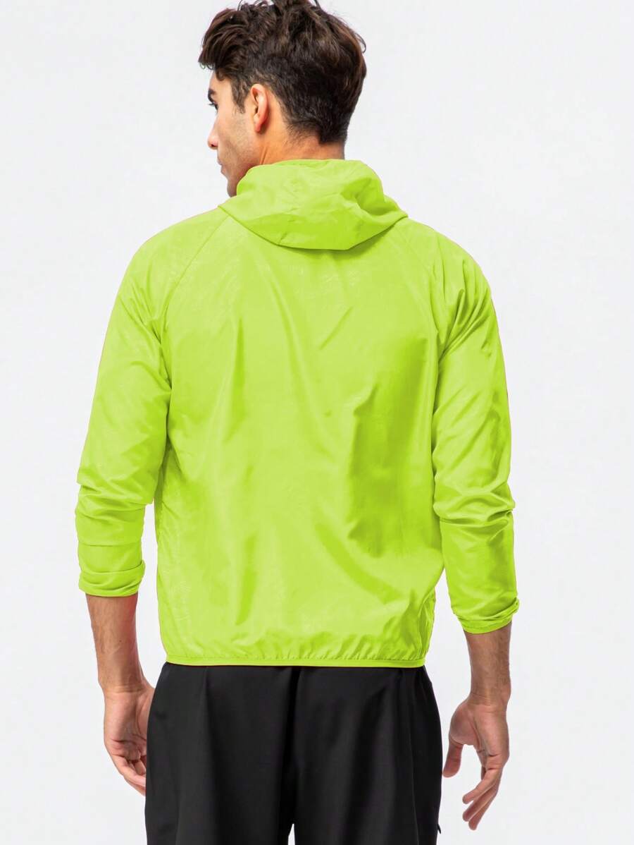 Veste coupe-vent décontractée, résistante à l'eau et à séchage rapide