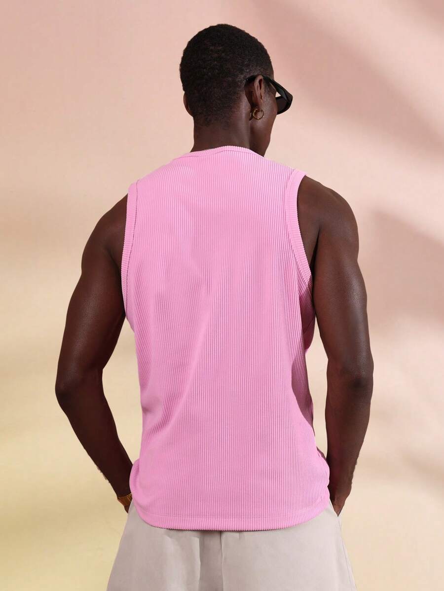 Chemises athlétique côtelé haut de gamme sans manches - Haut d'été Activewear