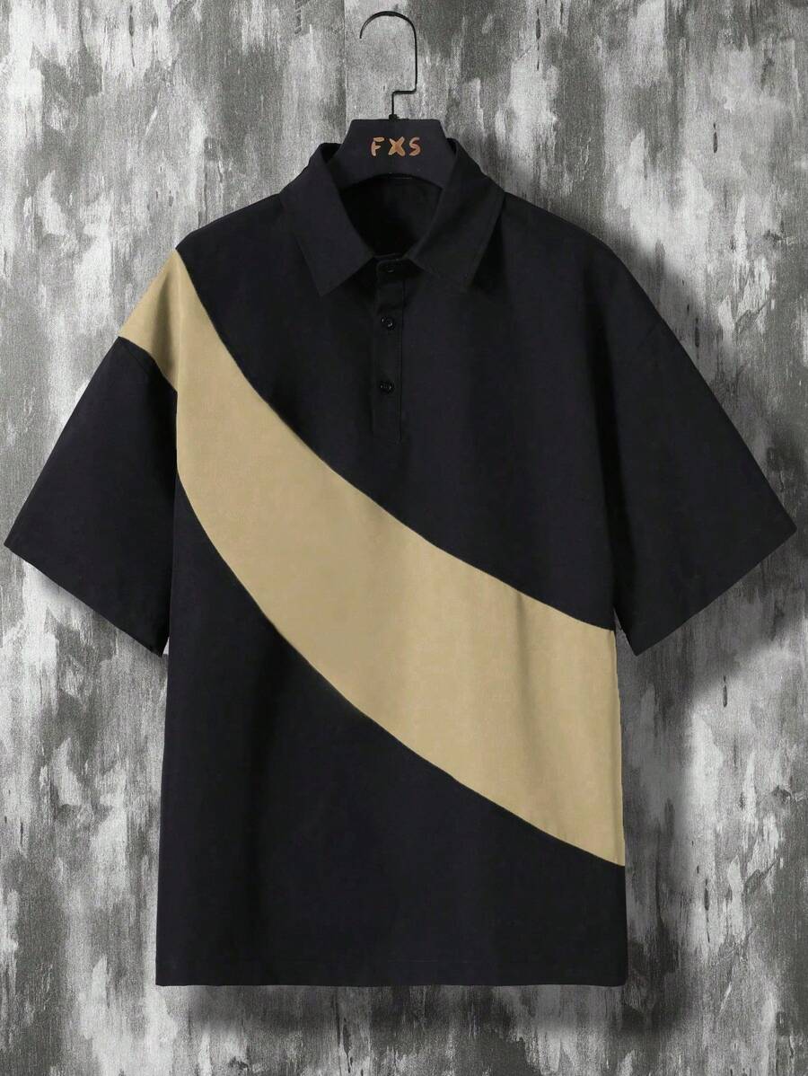Deux ensemble utilitaire urbain chemise streetwear et short cargo