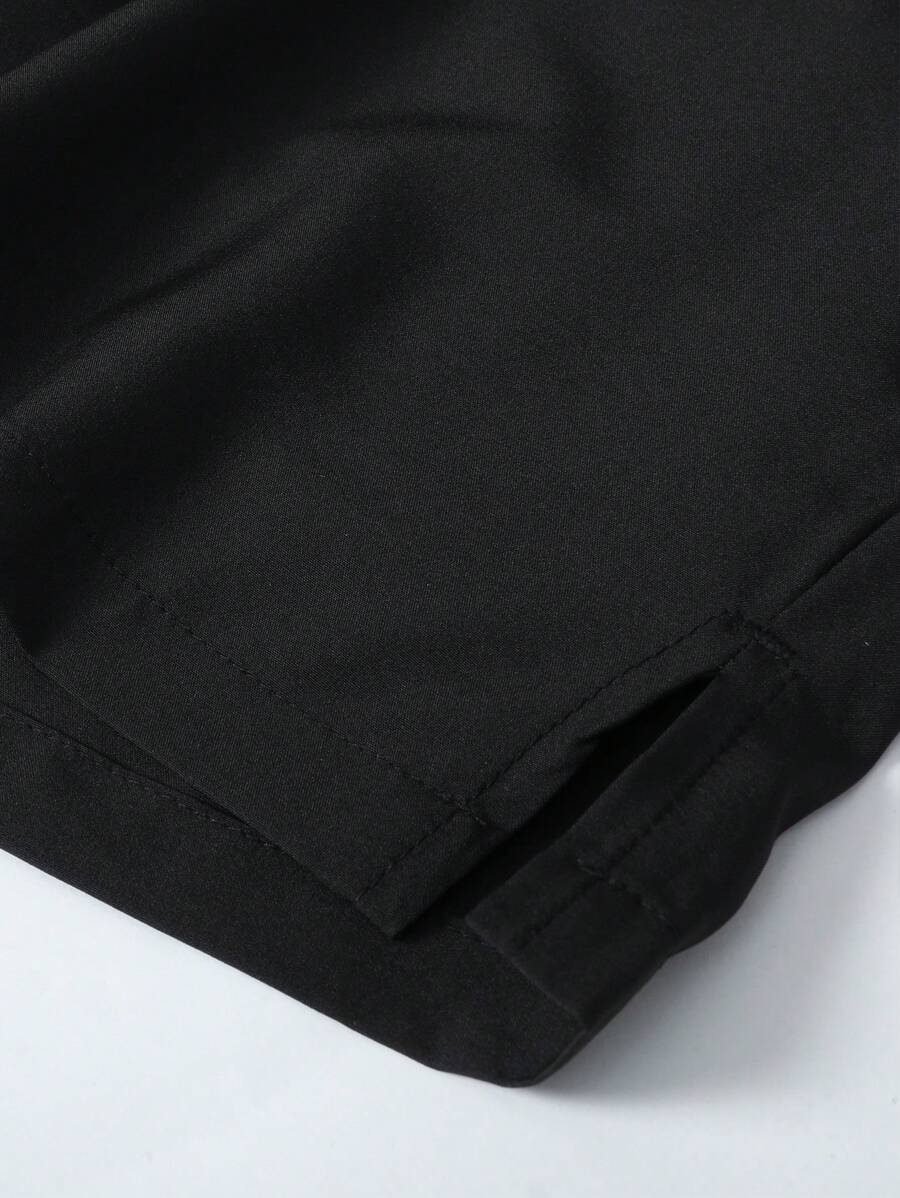 Shorts de sport taille élastique avec poches zippées et cordon