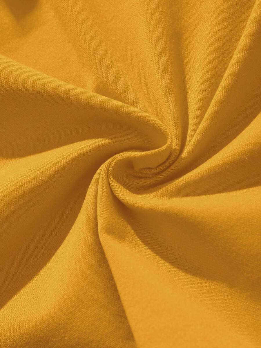 Chemise sans manches à col rond de couleur unie pour homme
