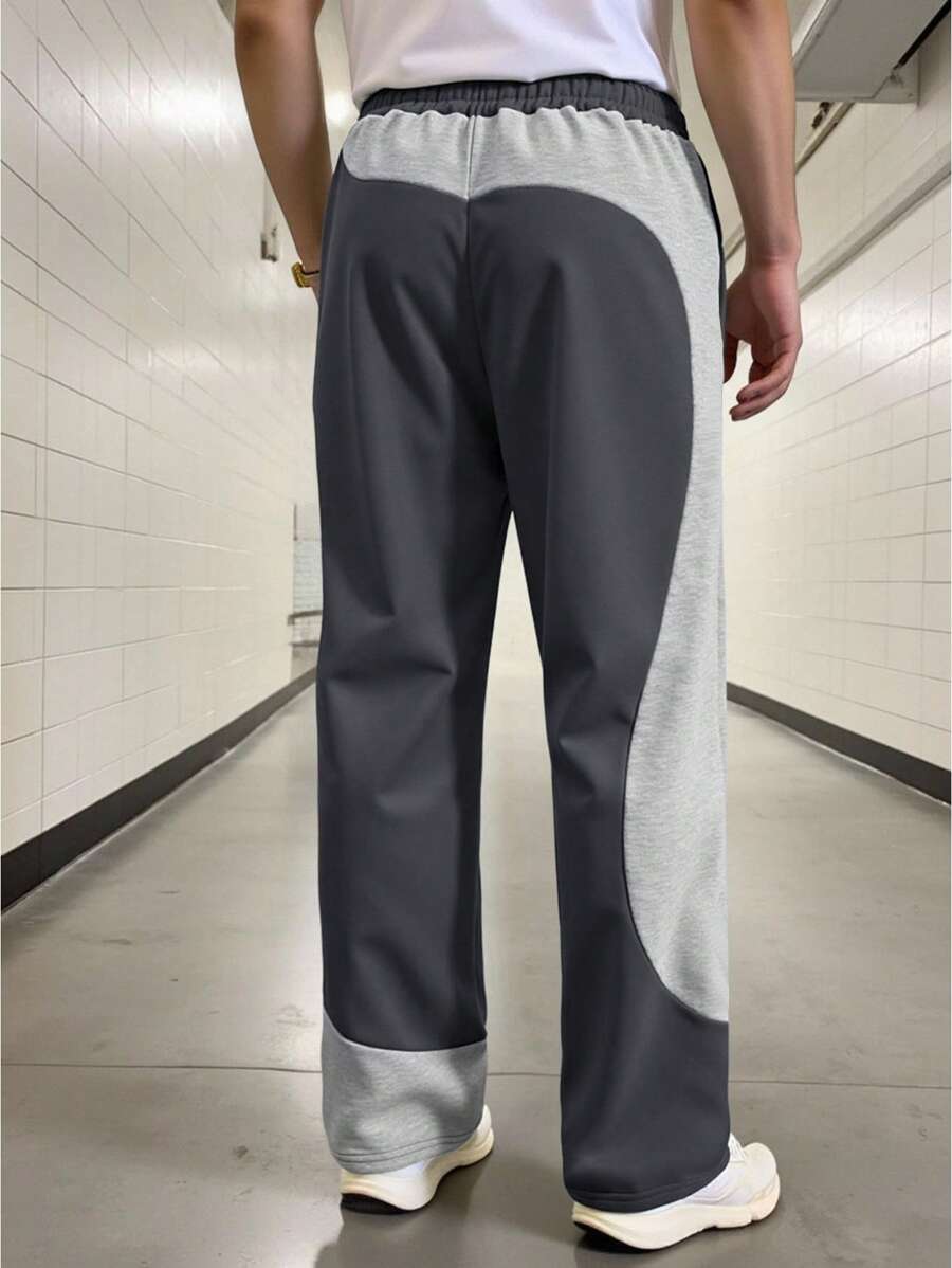 Pantalon de survêtement large avec cordon de serrage – Streetwear homme