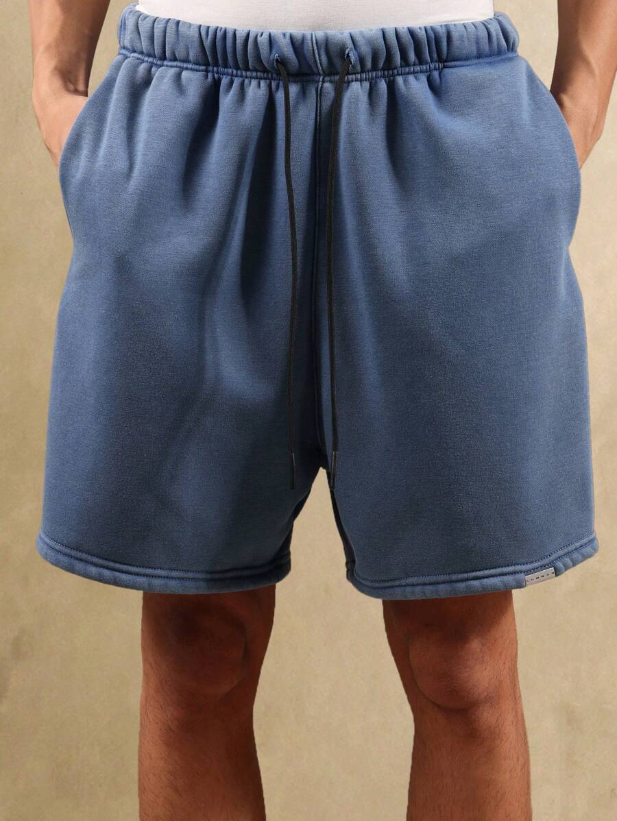 Bermuda athlétique taille haute à entrejambe bas – Style détente pour homme
