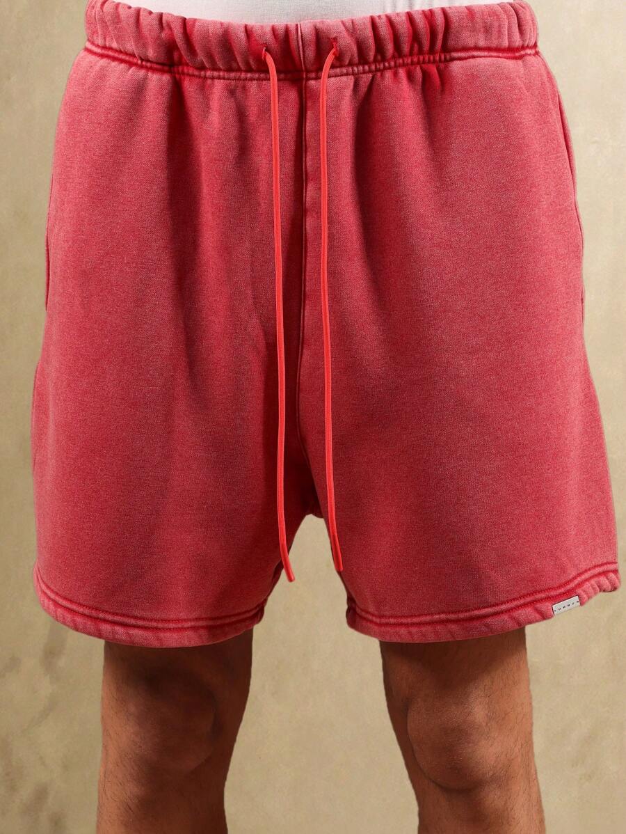 Bermuda athlétique taille haute à entrejambe bas – Style détente pour homme