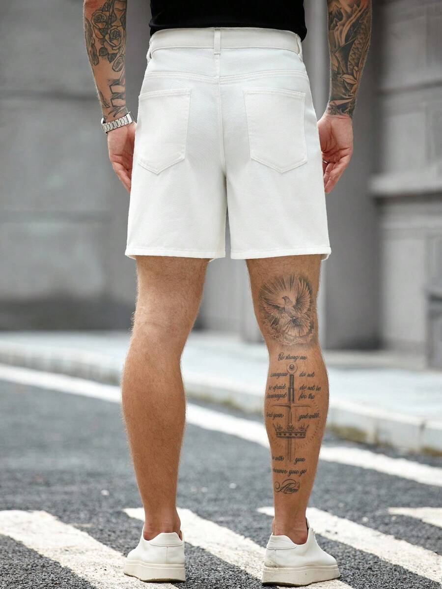 Jean noir style décontracté ample et streetwear tendance pour homme