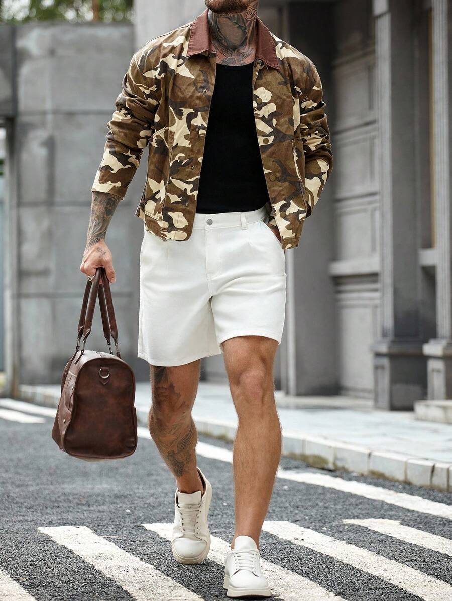 Jean noir style décontracté ample et streetwear tendance pour homme