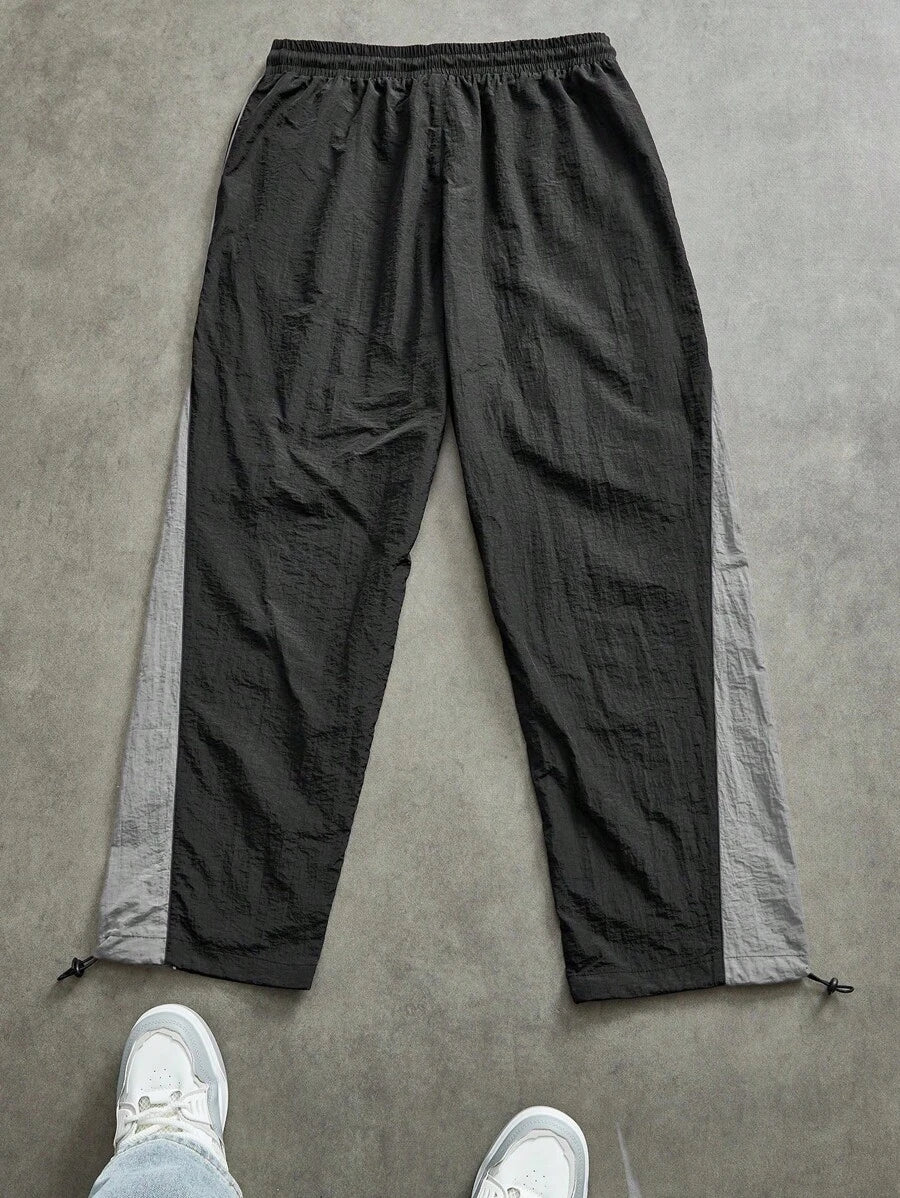 Pantalon de survêtement à séchage rapide et blocs de couleurs pour hommes