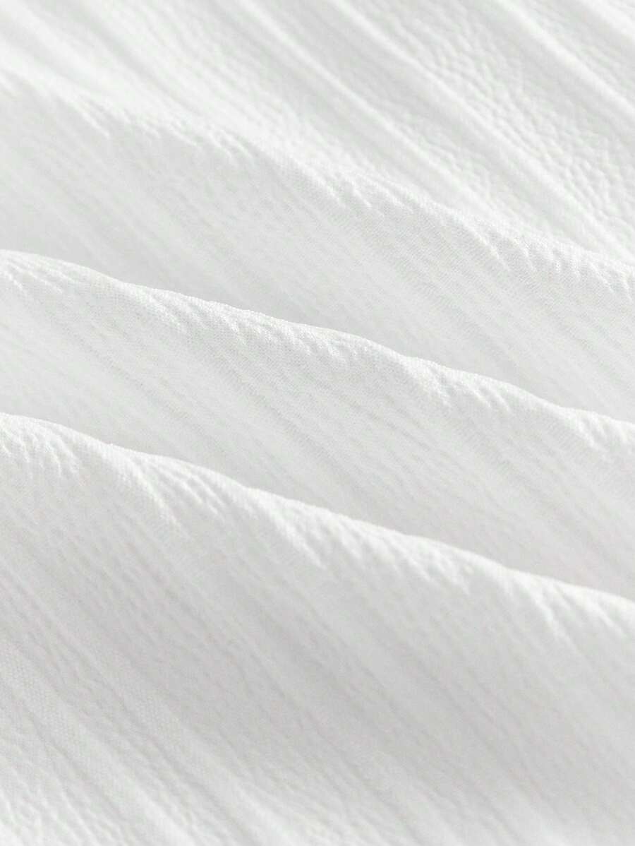 Bermuda droit tissé taille mi-haute – Short décontracté pour homme