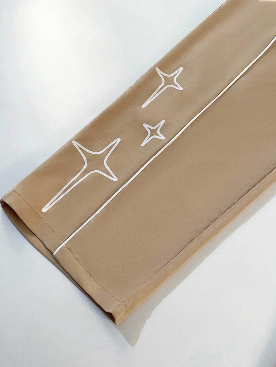 Pantalon de survêtement élégant avec patchs contrastés pour hommes