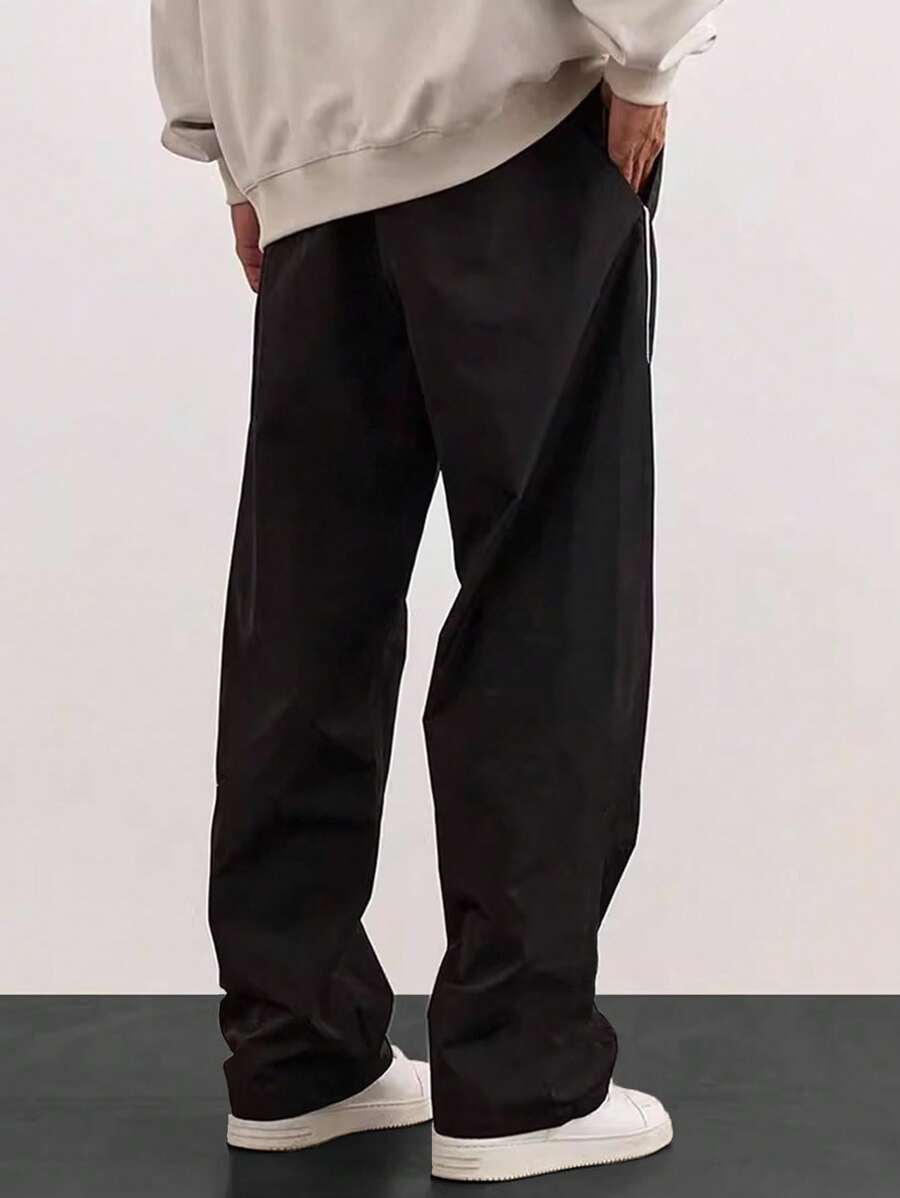Pantalon de survêtement élégant avec patchs contrastés pour hommes