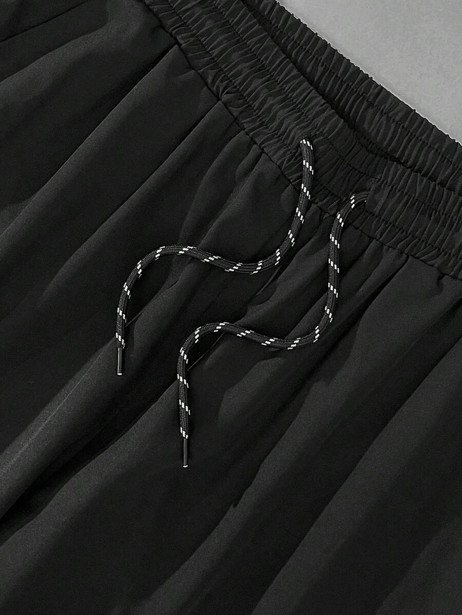 Pantalon de survêtement élégant avec patchs contrastés pour hommes