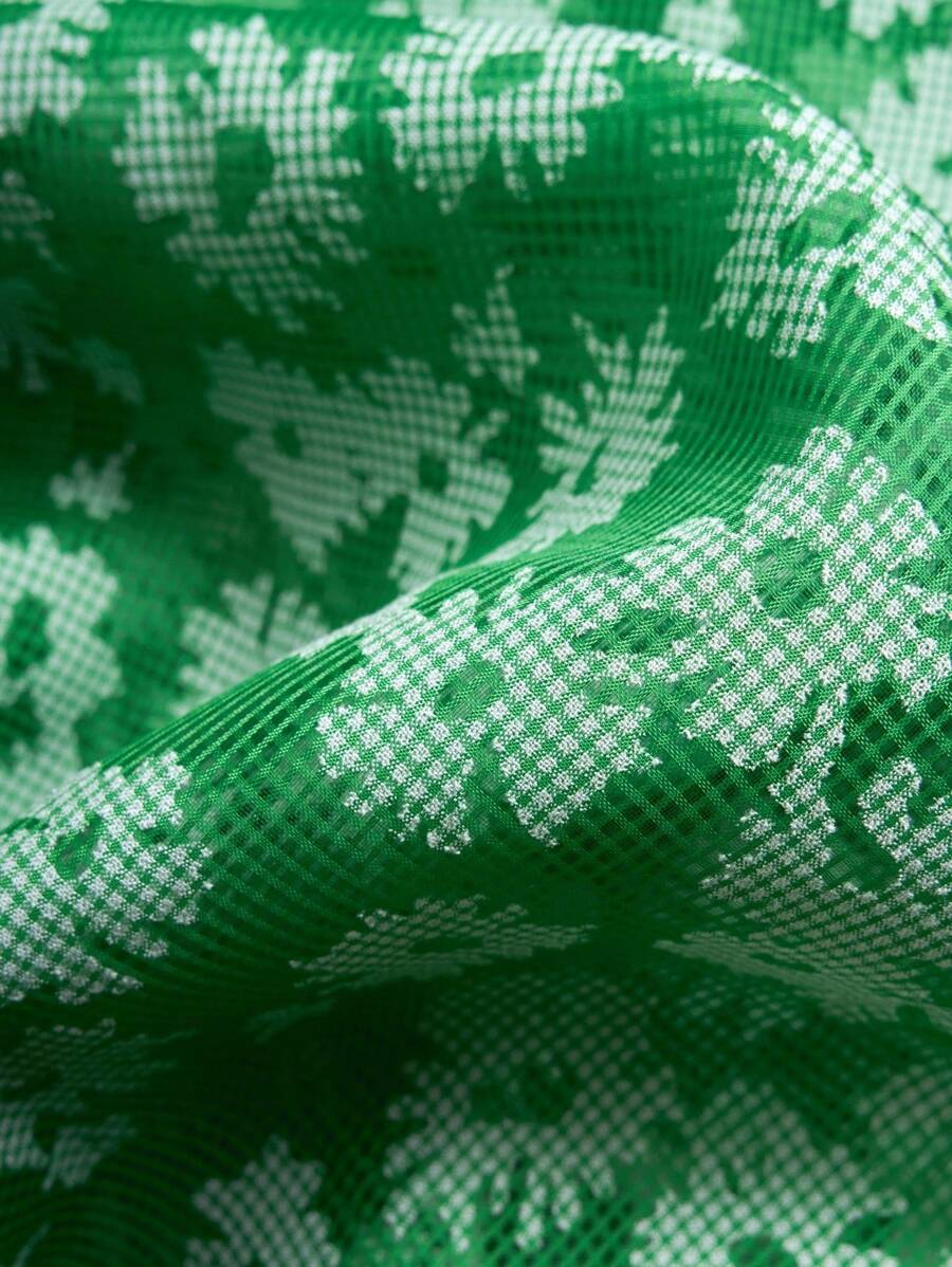 Chemise Jacquard à bulles pour homme - Style festival décontracté