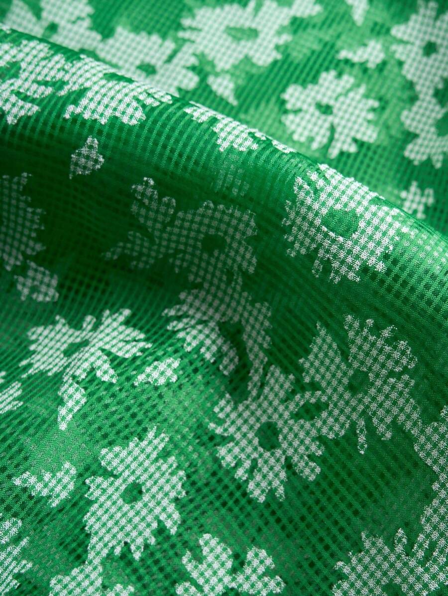 Chemise Jacquard à bulles pour homme - Style festival décontracté