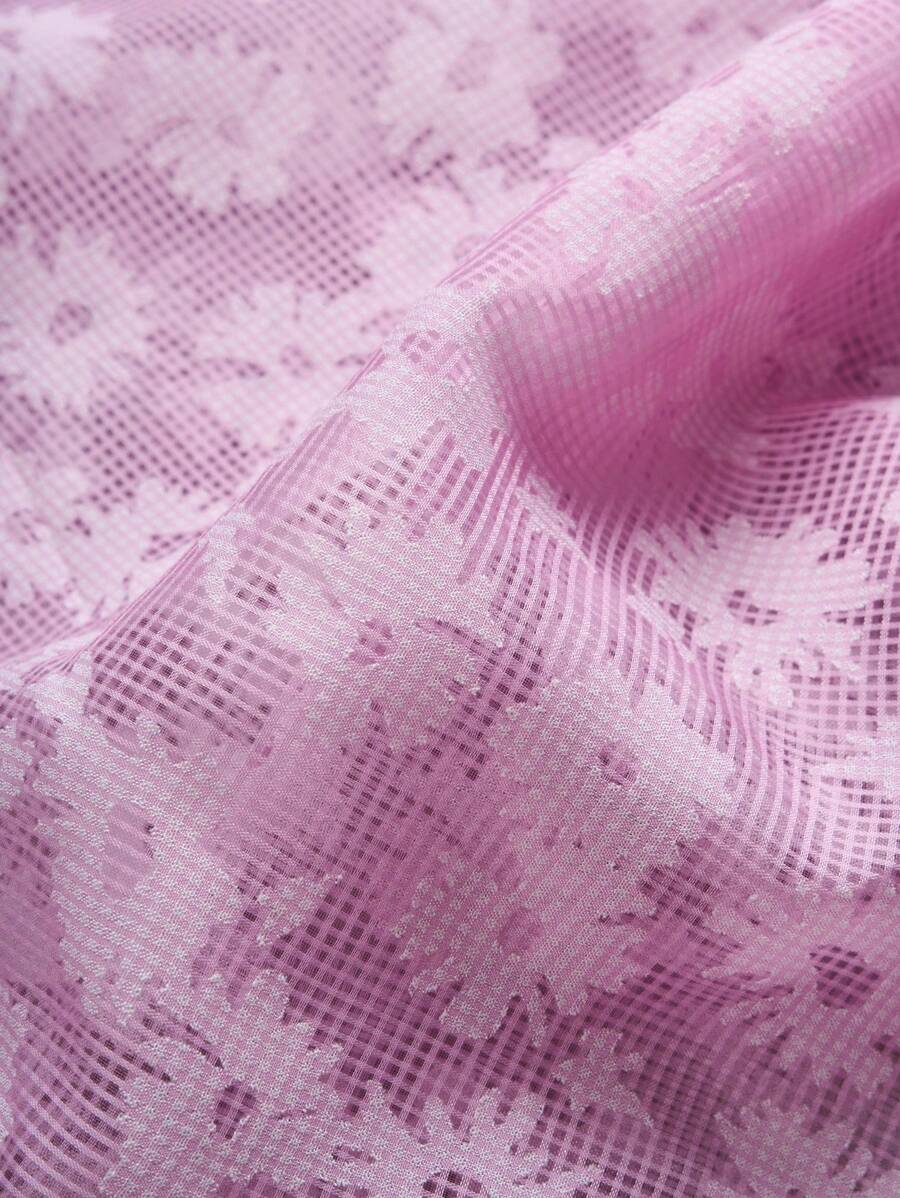 Chemise Jacquard à bulles pour homme - Style festival décontracté