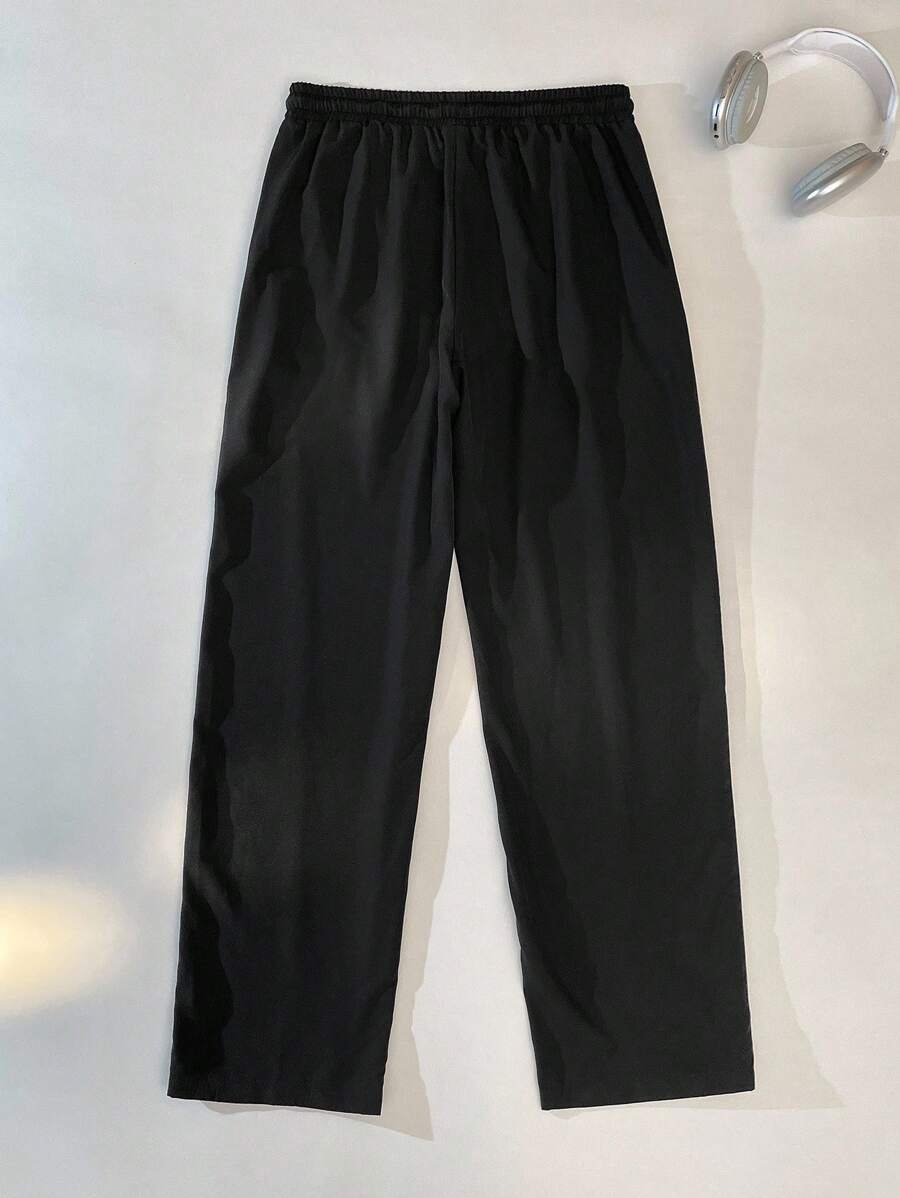 Pantalon de survêtement élégant avec patchs contrastés pour hommes