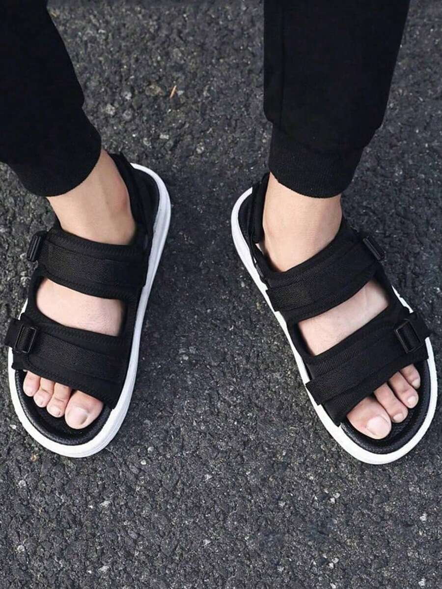 Sandales de pêcheur durables à enfiler – Tenue de plage décontractée pour homme