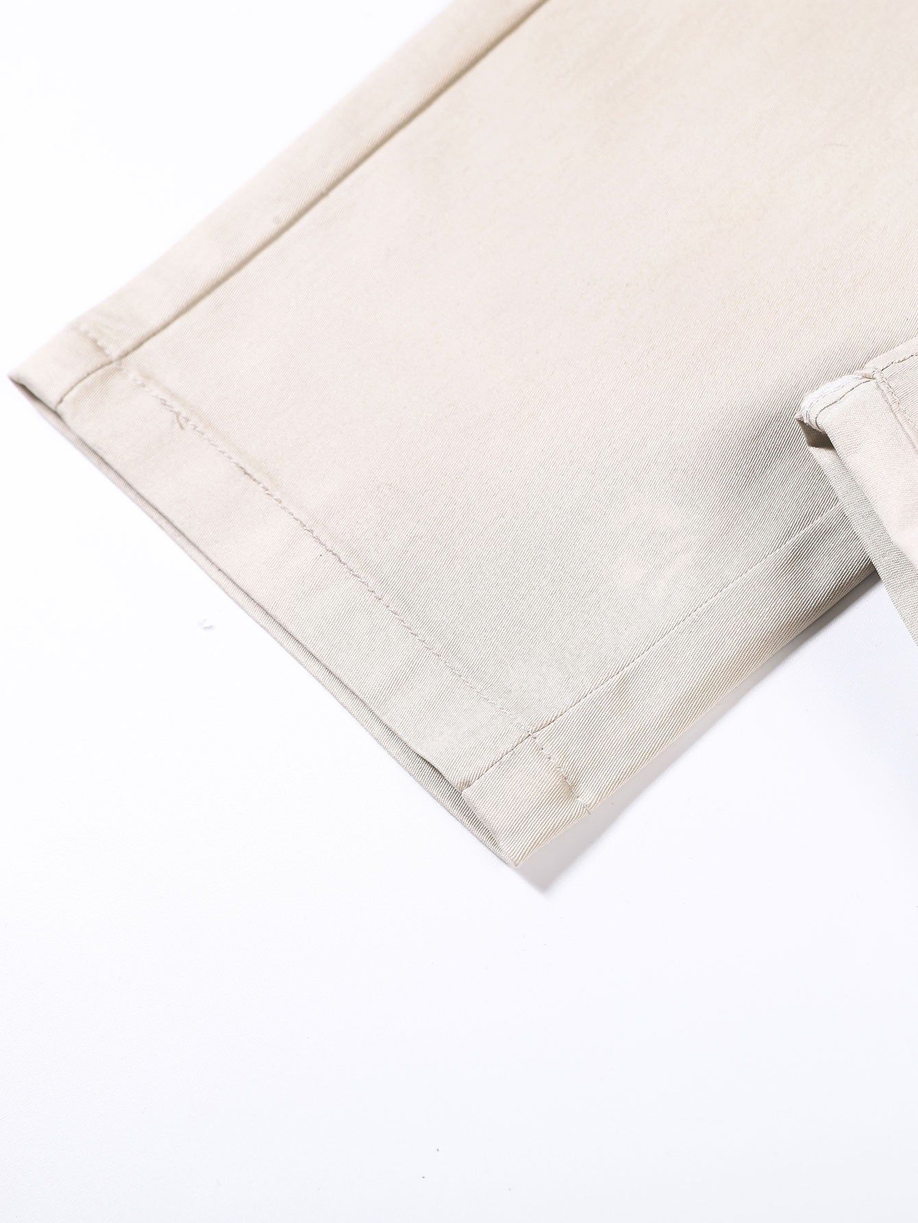 Pantalon droit à taille élastique élégant et classique pour homme