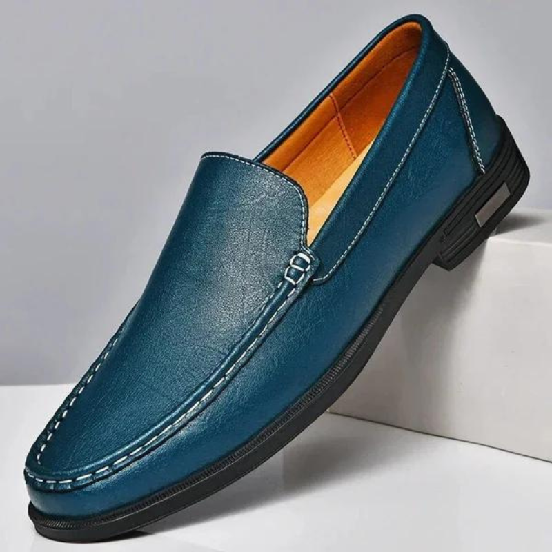 Mocassins en cuir – Chaussures habillées à enfiler haut de gamme pour homme