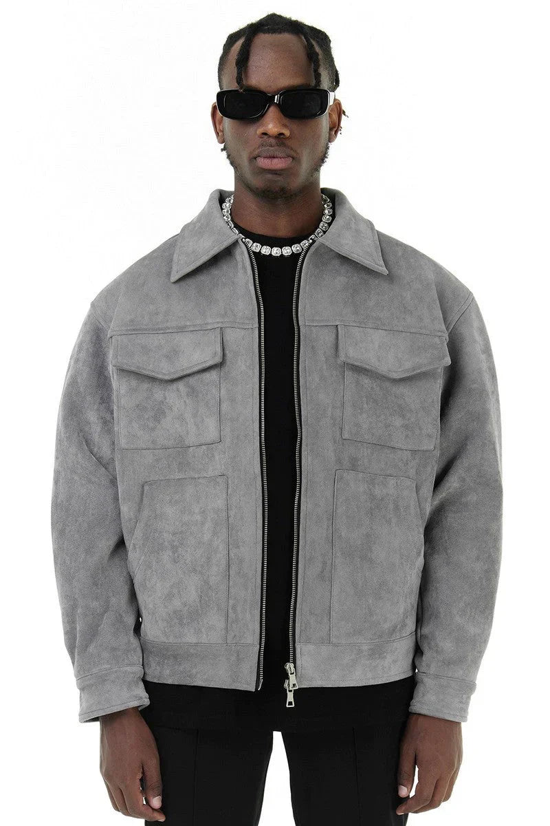 Veste Simili Cuir pour Homme – Style Motard Chic et Confortable