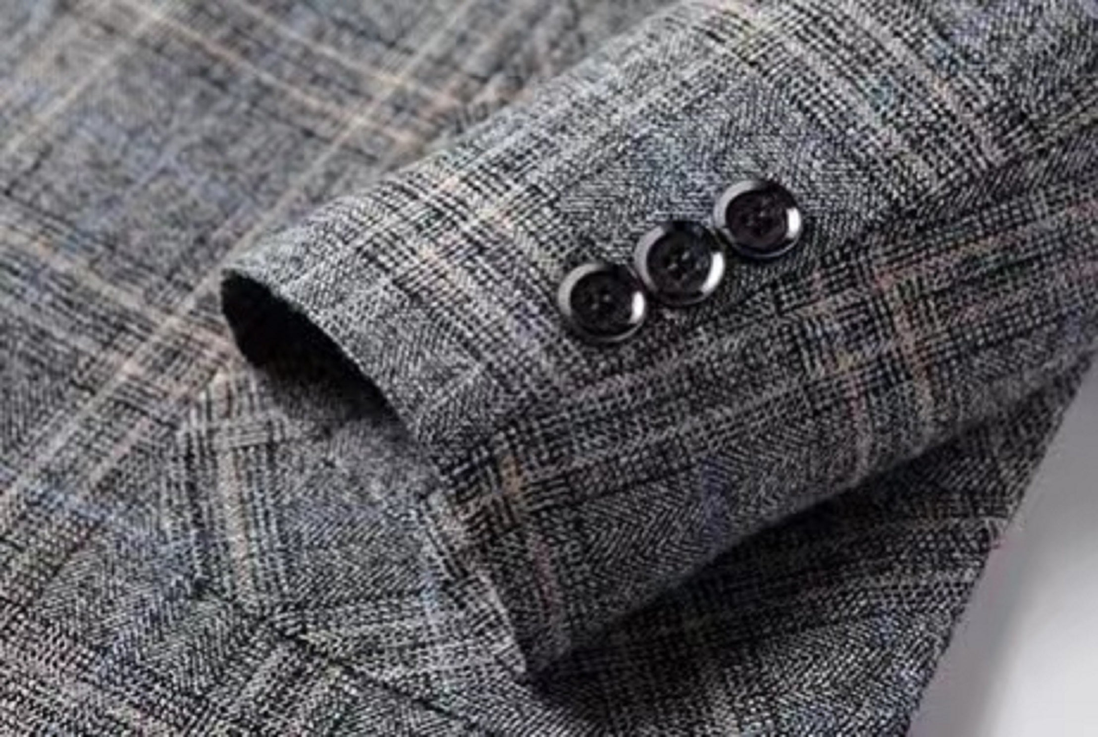 Costume slim à carreaux et rayures pour homme – Style décontracté et moderne