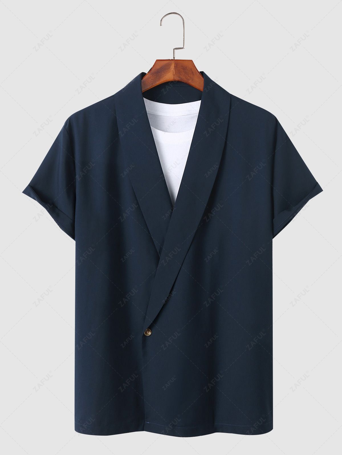 Chemise à col et short décontracté deux ensembles pour un style estival au quotidien