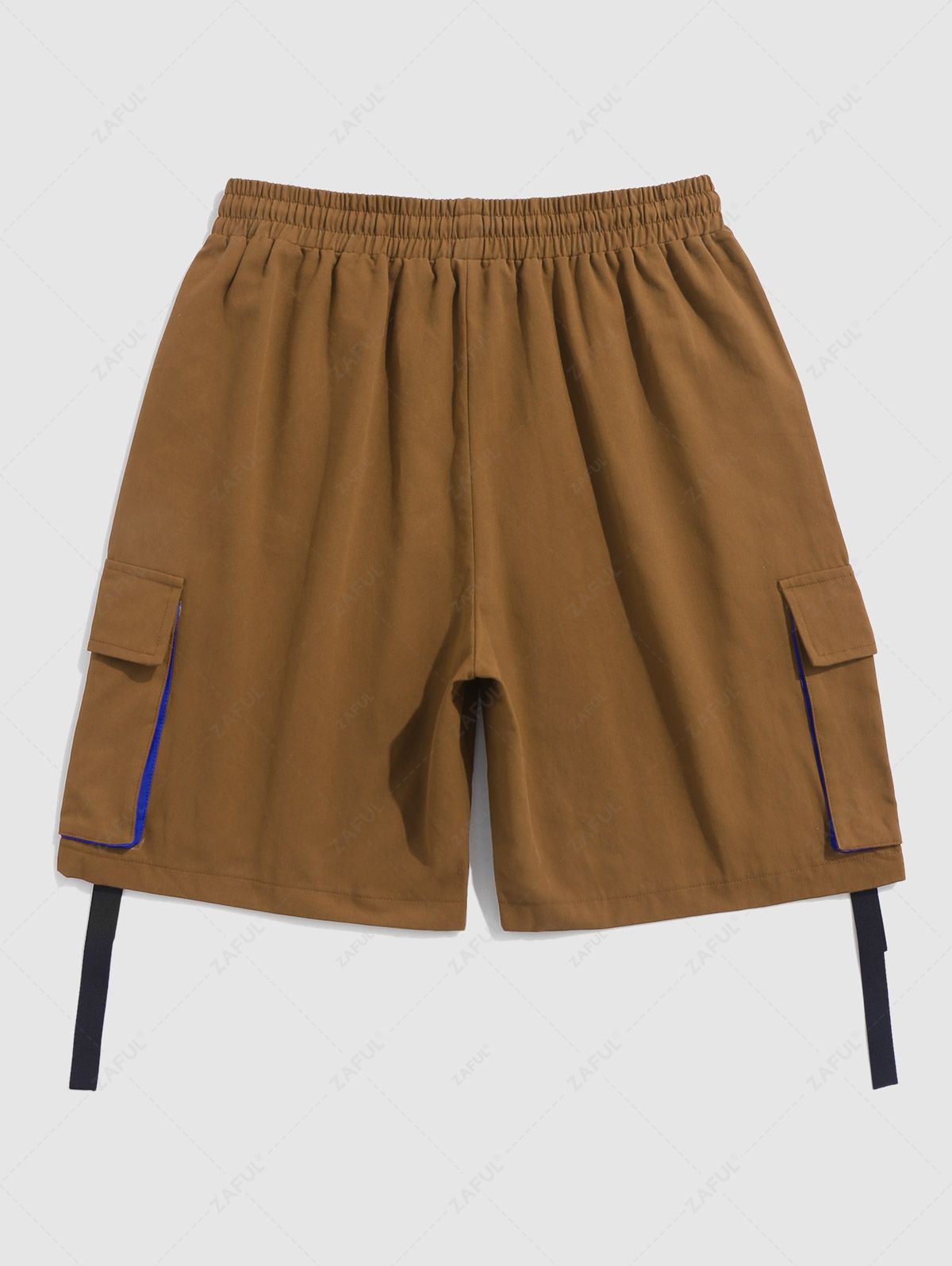 Bermuda à cordon de serrage et blocs de couleurs – Streetwear homme