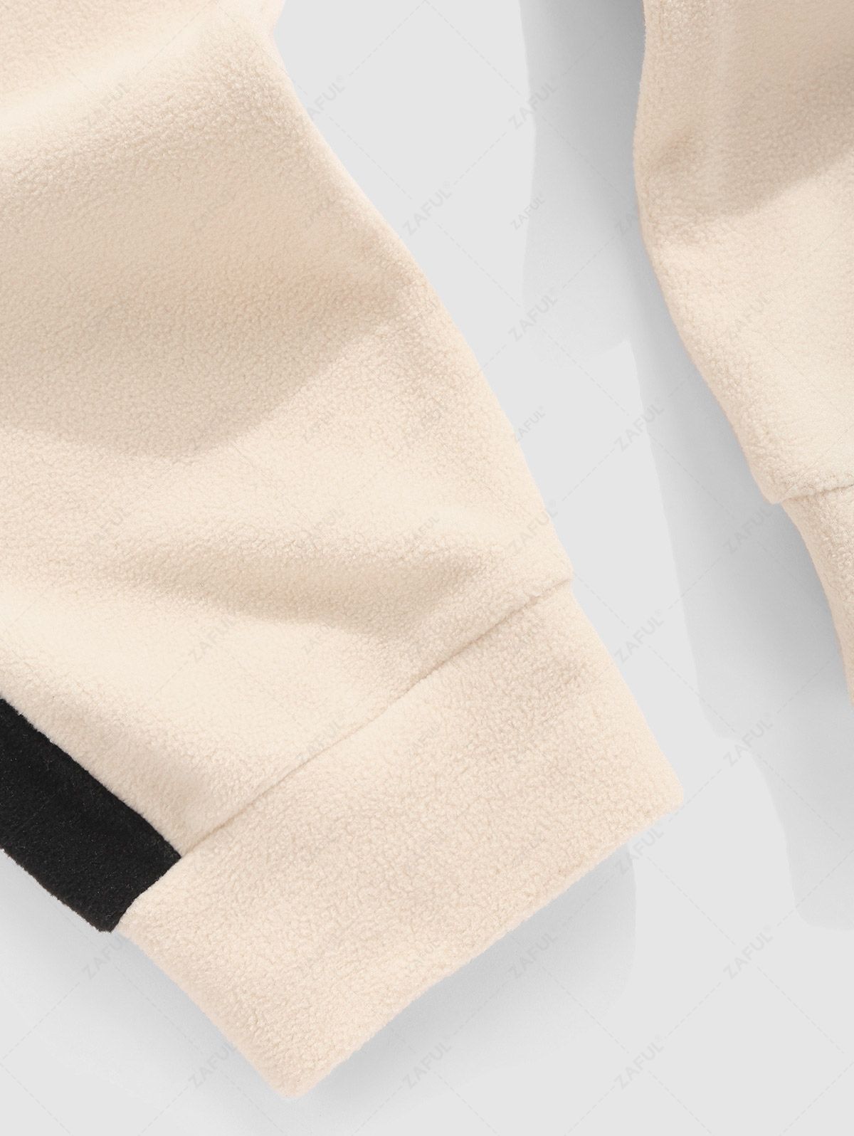 Pantalon de survêtement décontracté vintage et moelleux avec broderie de lettres
