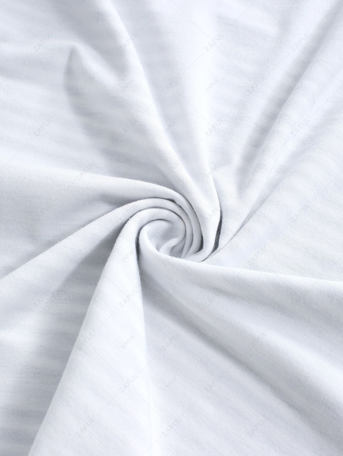 Chemise à manches courtes à demi-bouton avec motif à rayures contrastées