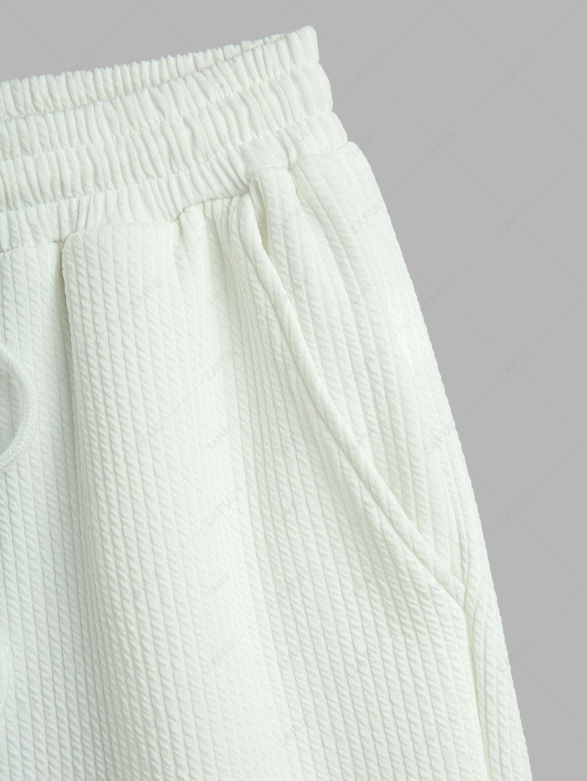 Jacquard chemises et short deux ensemble pour un look estival décontracté