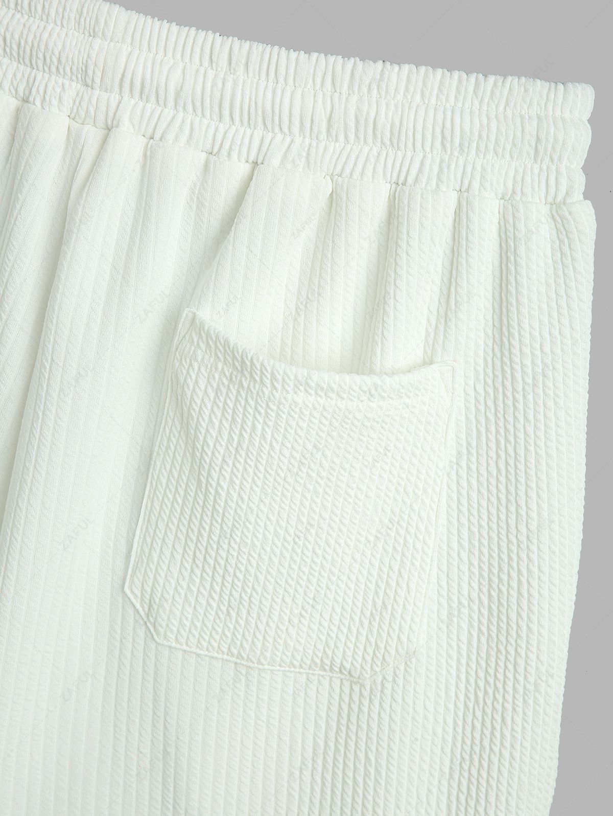 Jacquard chemises et short deux ensemble pour un look estival décontracté