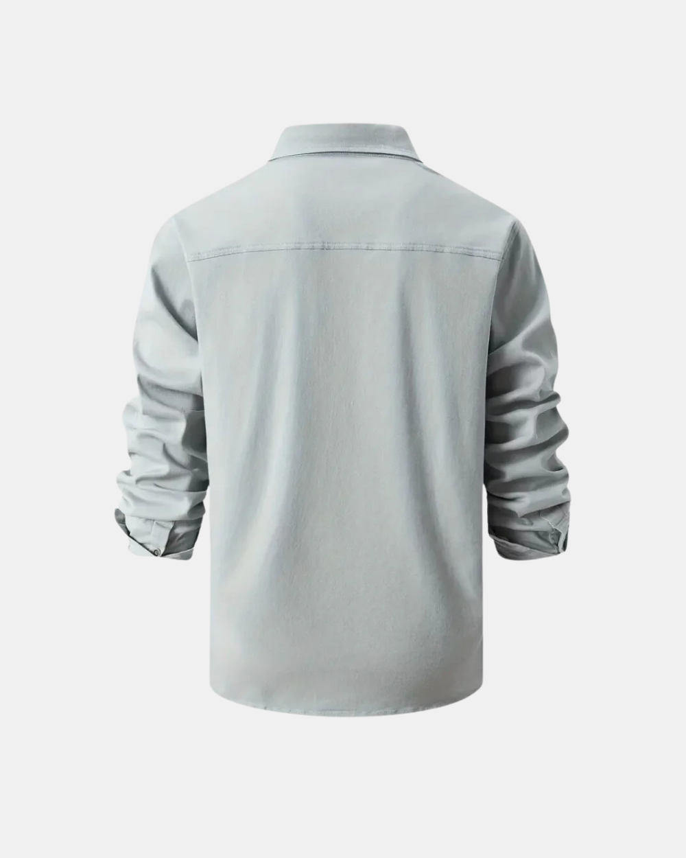 Chemise en jean boutonnée coupe moderne et décontractée pour homme