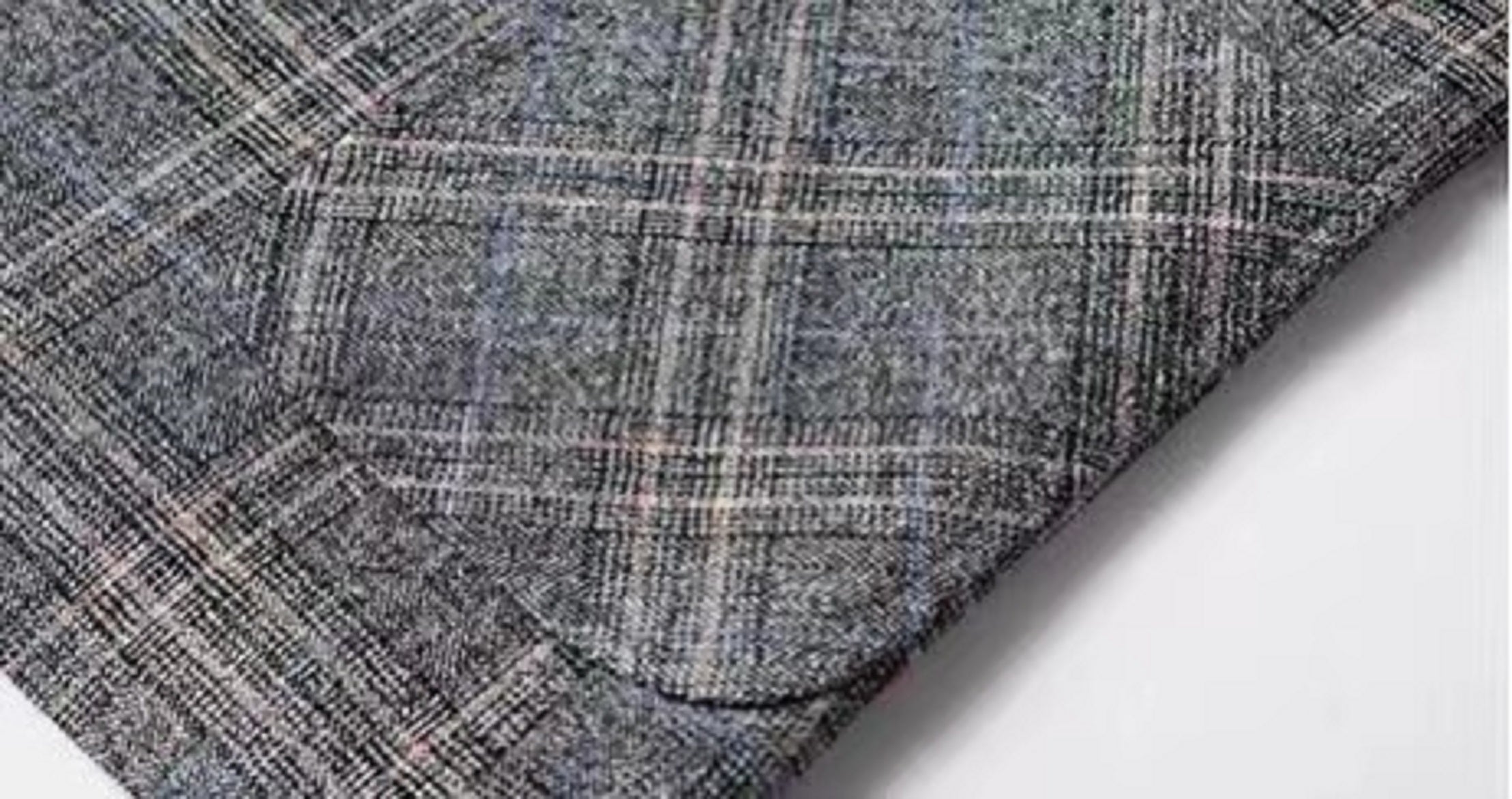 Costume slim à carreaux et rayures pour homme – Style décontracté et moderne