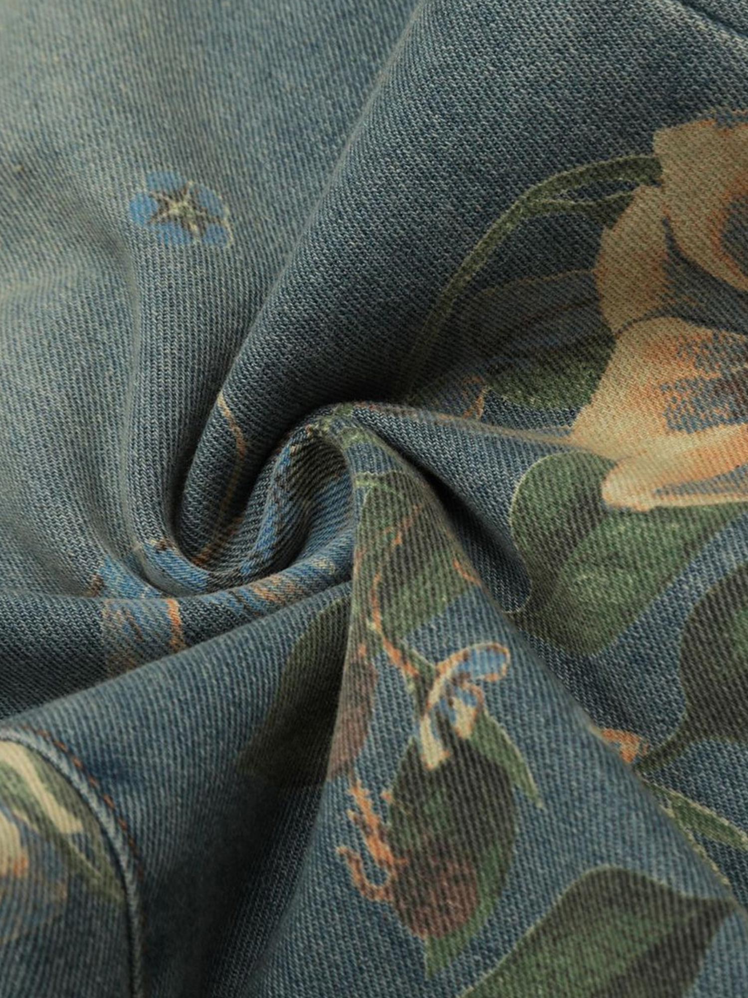 Pantalon ample à imprimé floral pour homme - Style streetwear