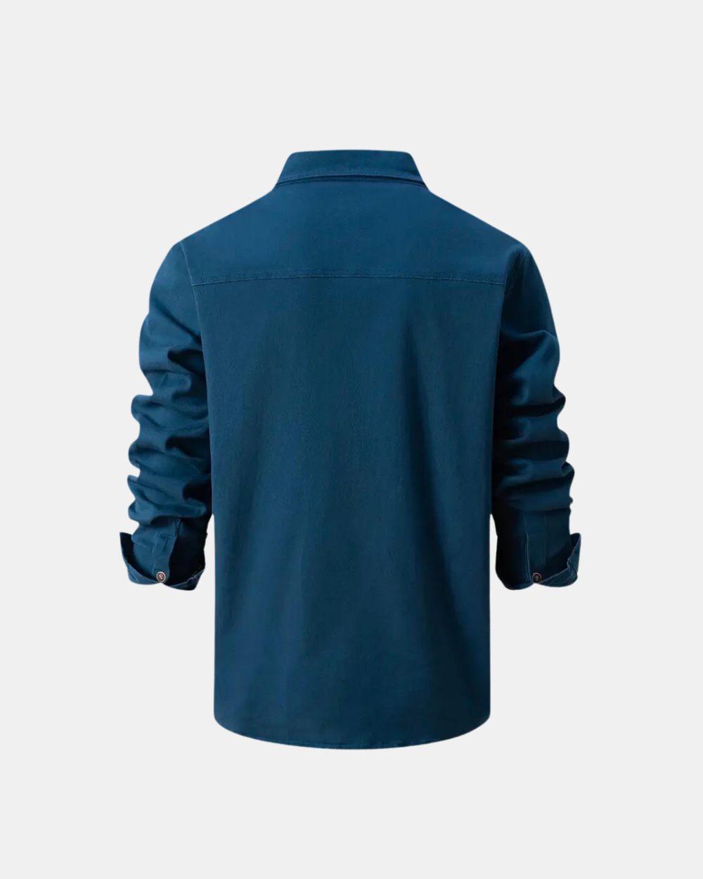 Chemise en jean boutonnée coupe moderne et décontractée pour homme