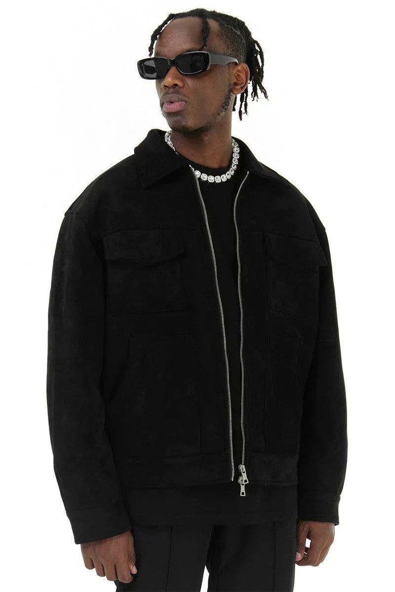 Veste Simili Cuir pour Homme – Style Motard Chic et Confortable