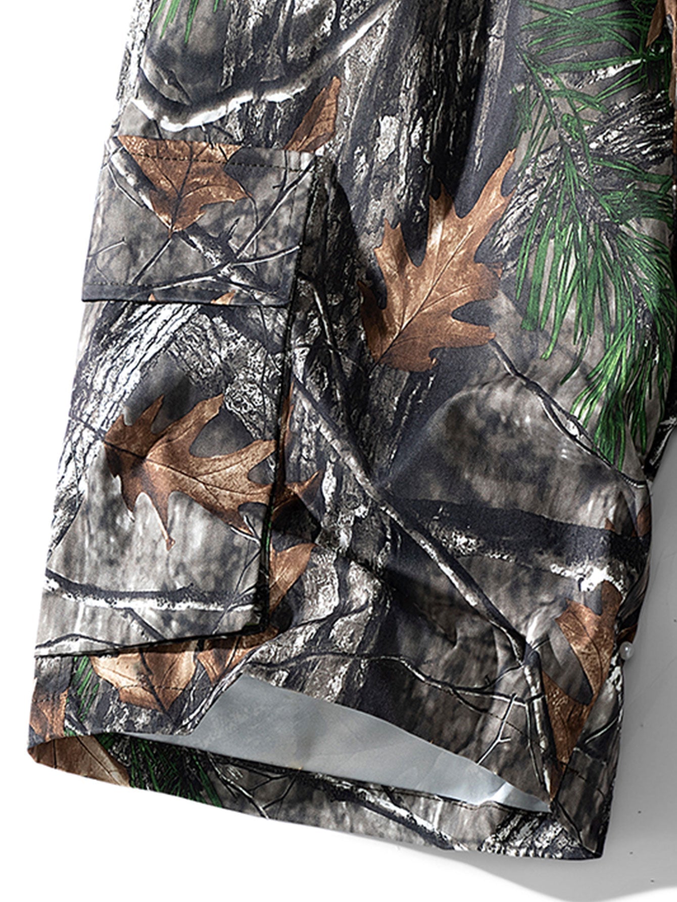 Short bermuda camouflage forêt – Style extérieur à cordon pour homme