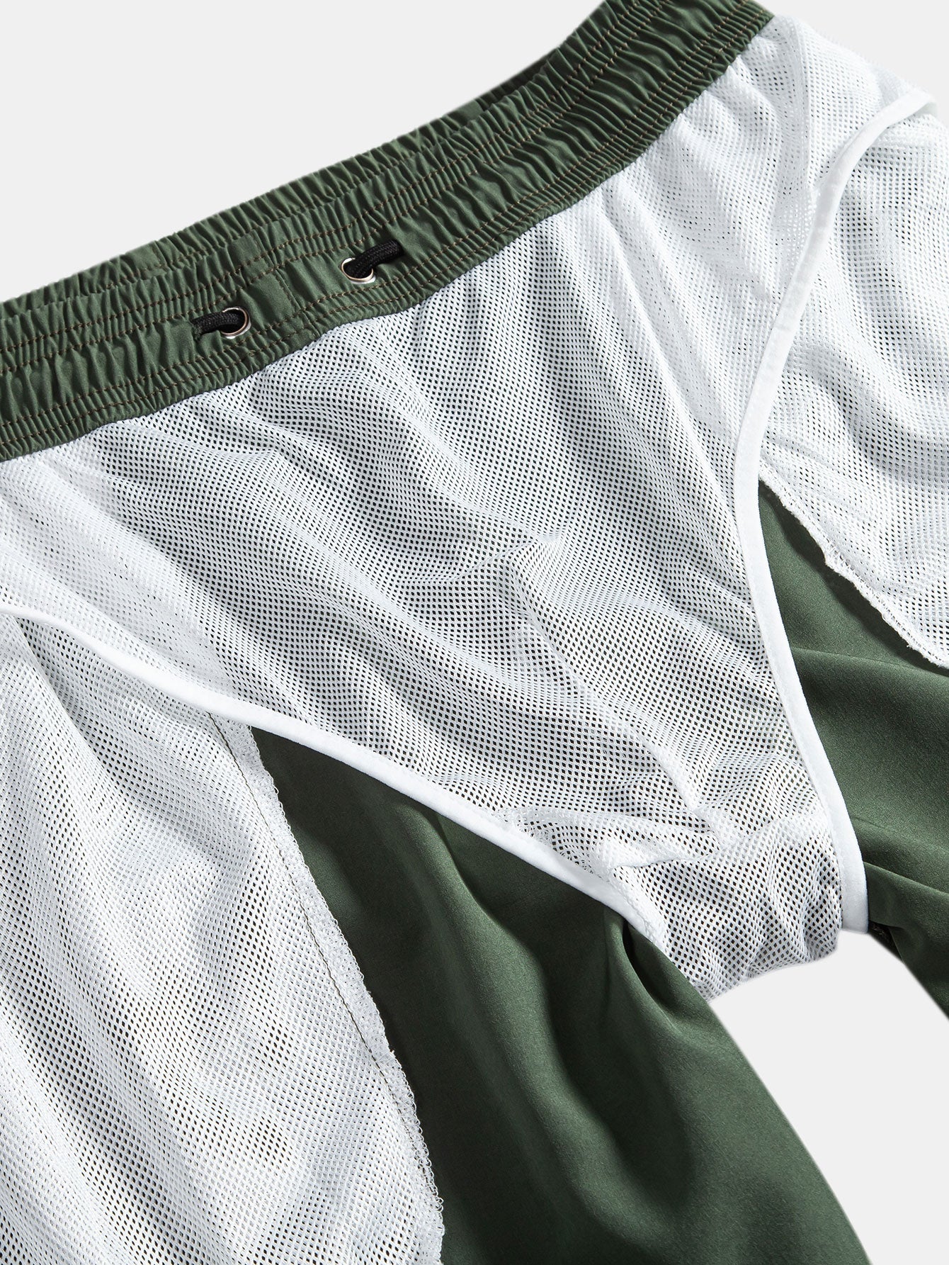 Imprimé palmiers chemise et short de bain à cordon de serrage deux ensembles