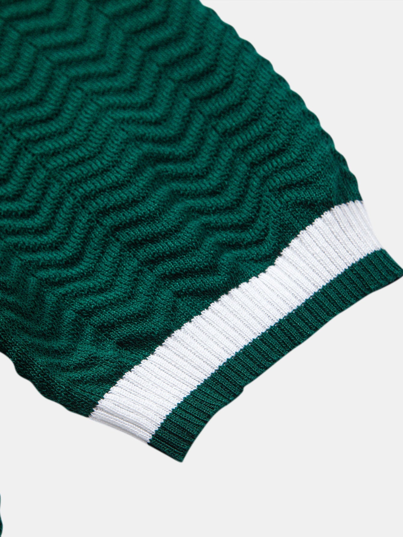 Chemises au crochet homme polo tricoté col V élégant tendance