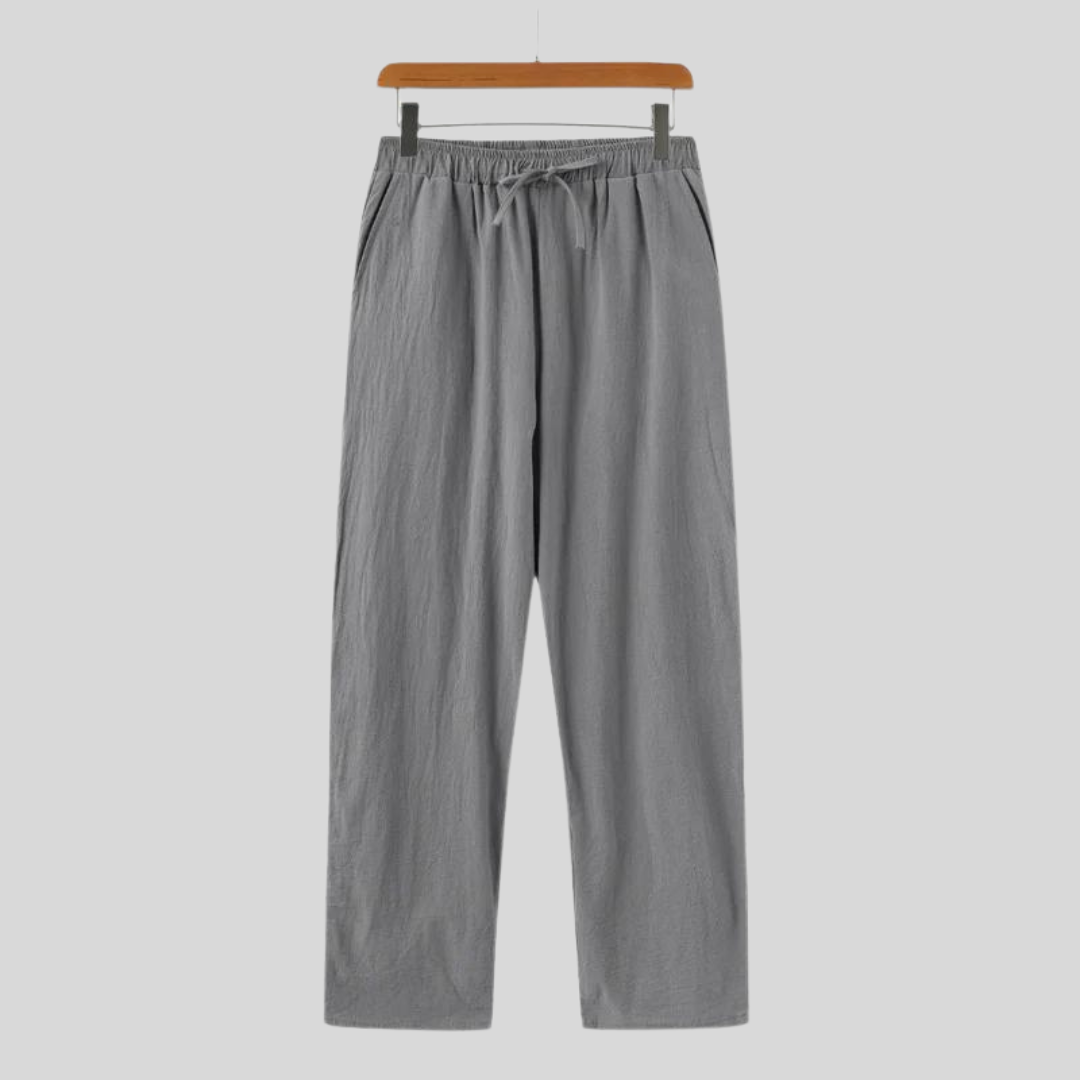 Pantalon en lin léger – Élégance et confort d'été pour homme